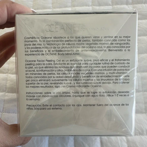 Oceane White Pearl Facial Peeling Gel NEW SEALED IN BOX - Picture 6 of 6